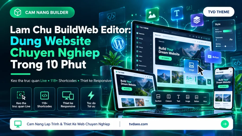 Làm Chủ BuildWeb Editor Dựng Website Chuyên Nghiệp Trong 10 Phút