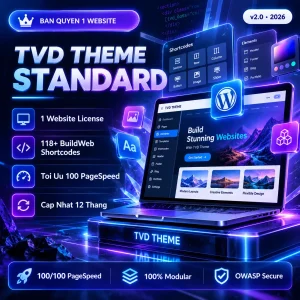 TVD Theme — Gói Standard (Bản Quyền 1 Website)
